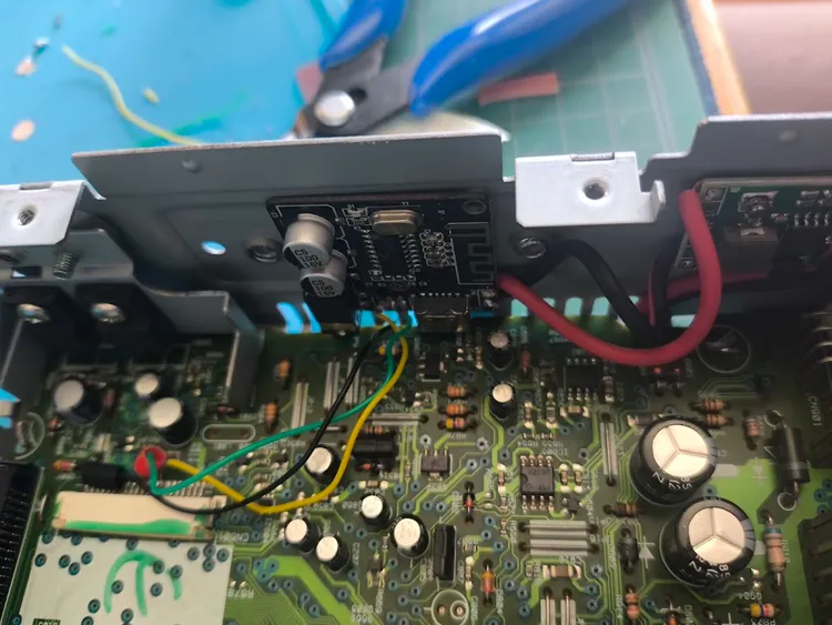 Bluetooth module mounted